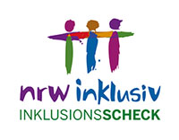 Logo vom Inklusionsscheck NRW